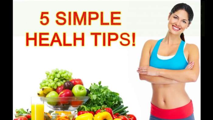 Health tips on How to be healthy and fit easily