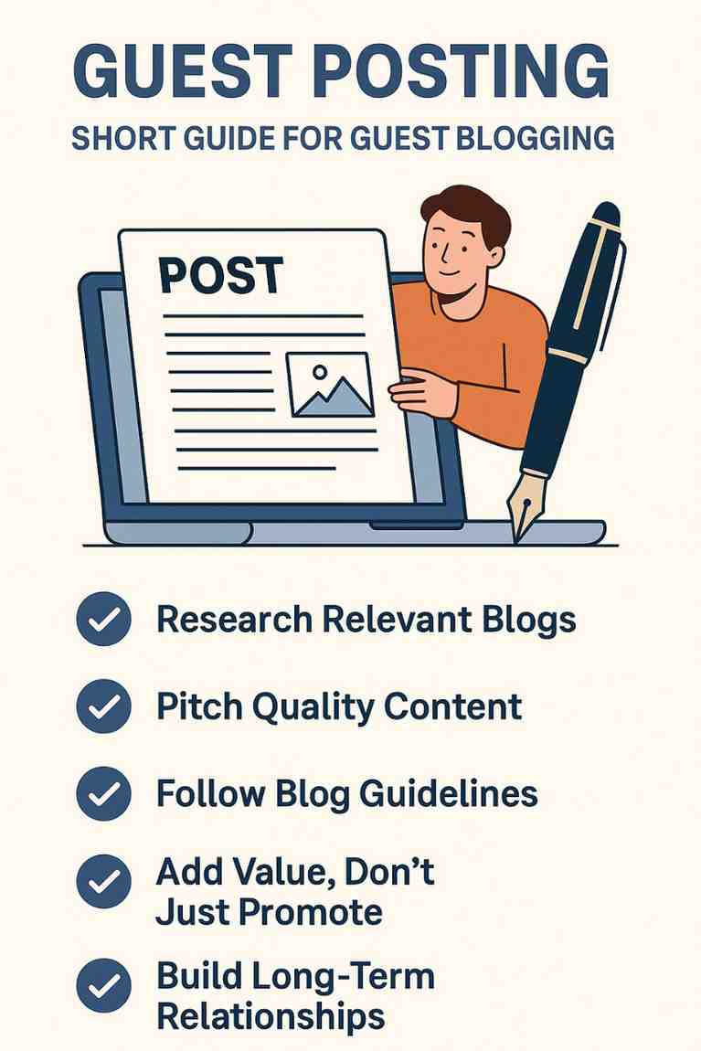 Guest Posting: Short Guide For Guest Blogging