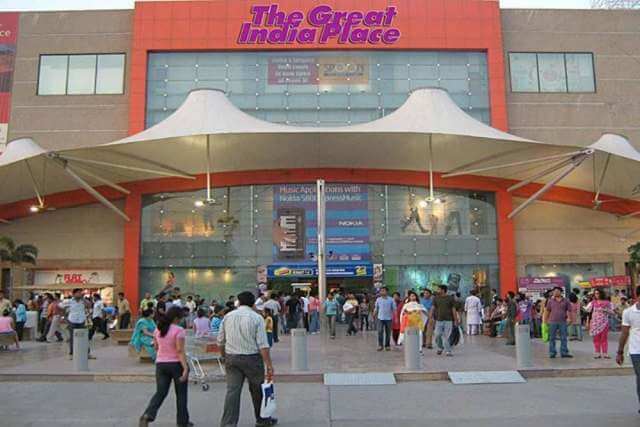 The Great India Place is a shopping mall in Noida