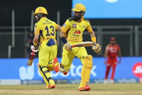IPL 2021: Rayudu, Du Plessis and Moeen Ali stormy fifties, Chennai scored 218 runs