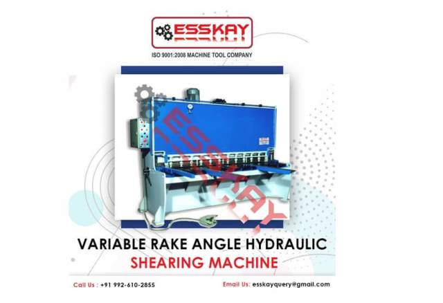 Hydraulic shearing Machine manufacturers in India