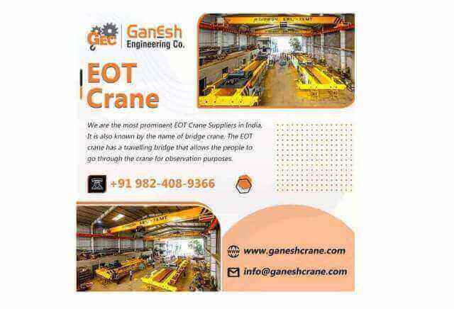 EOT Crane Manufacturers in India, Ganesh Engineering