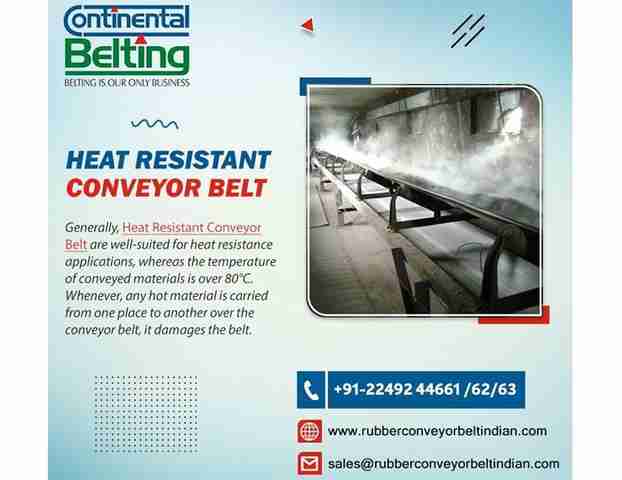 Heat Resistant Conveyor Belt Suppliers in India